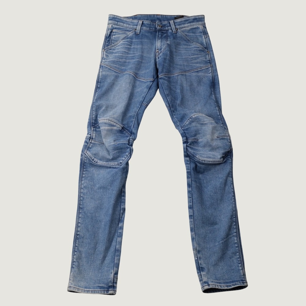 G-Star Raw 5620 3D Super Slim Jeans 28x32 Blue Denim Moto Workwear